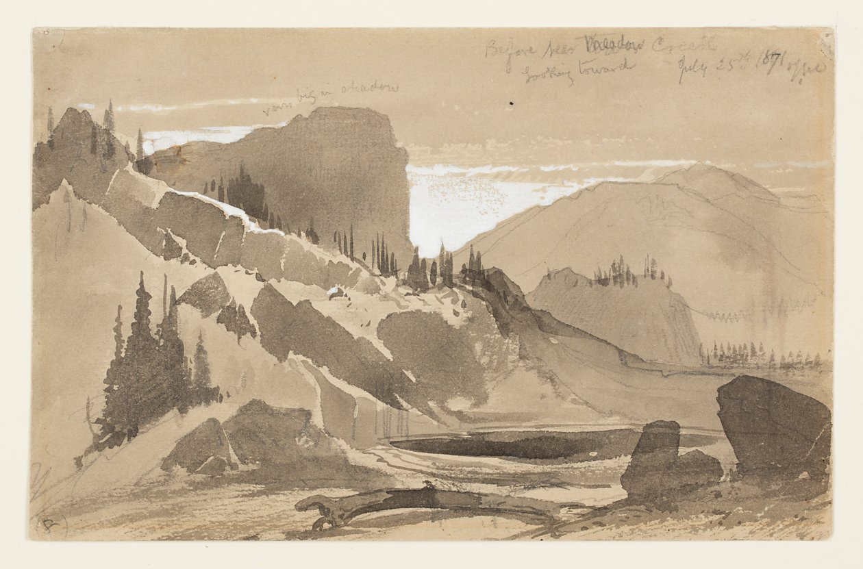 Lähellä Meadow Creekiä, Utahissa tekijältä Thomas Moran