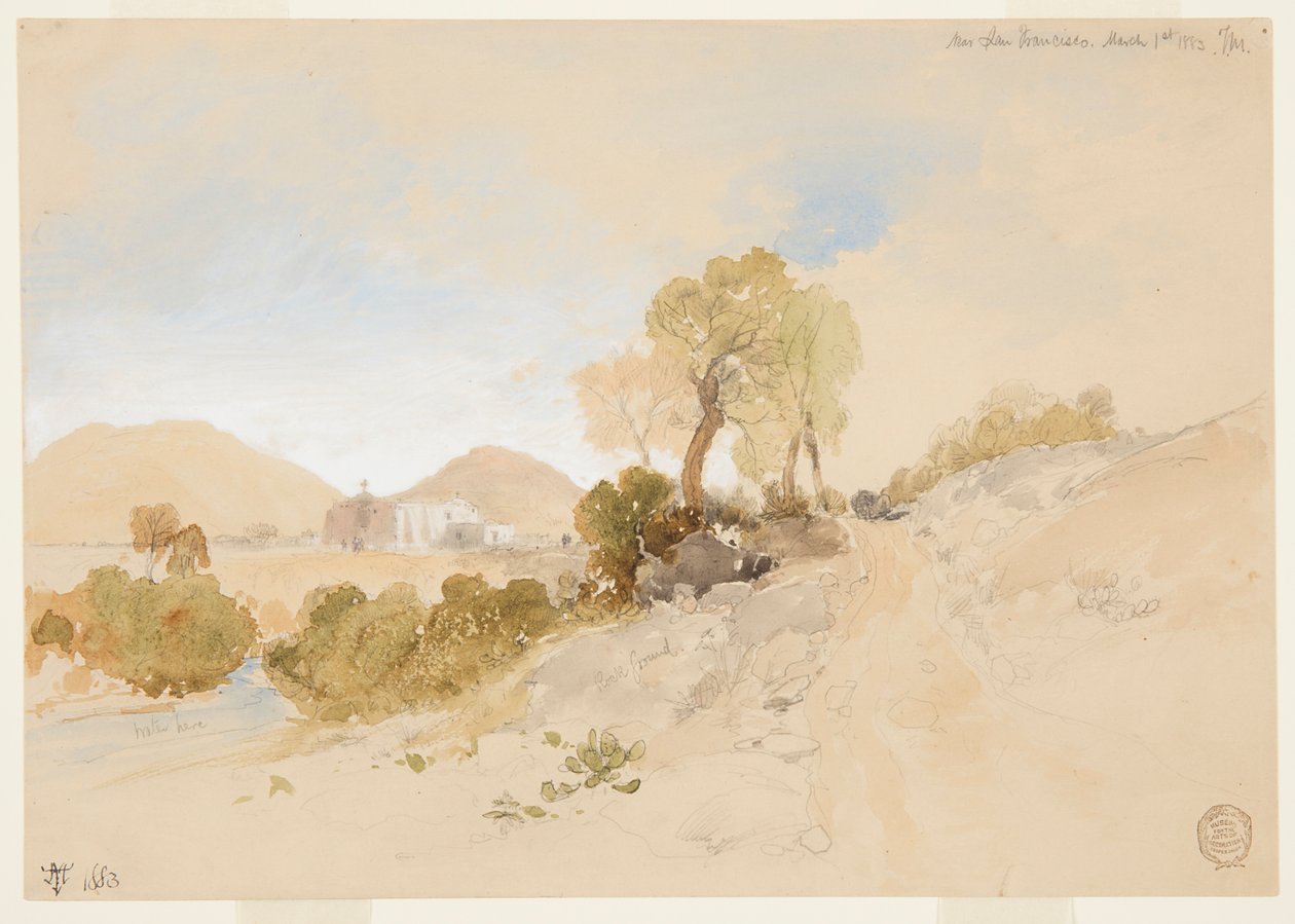 Lähellä San Franciscoa, Meksiko tekijältä Thomas Moran