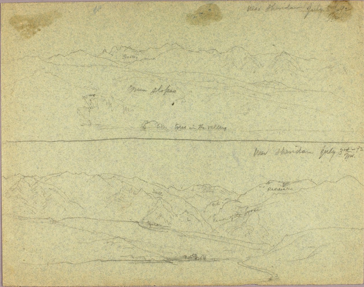 Sheridanin lähellä, 3. heinäkuuta 1892 tekijältä Thomas Moran
