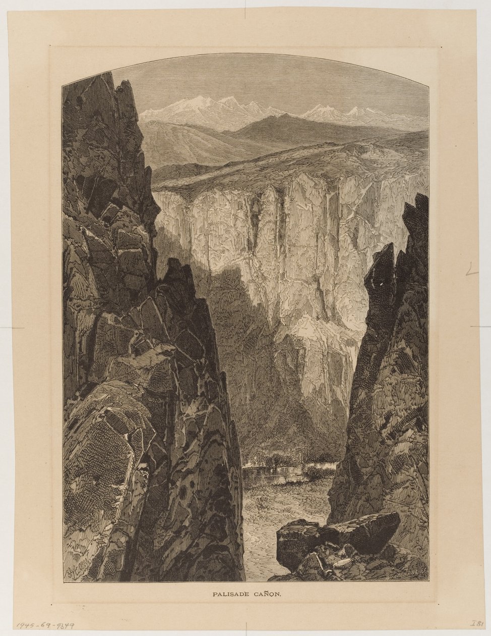 Palisade-kanjoni tekijältä Thomas Moran