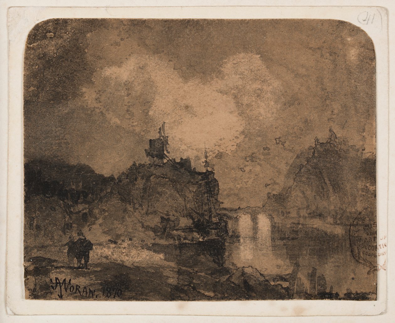 River Scene, Grand Canyon, Colorado tekijältä Thomas Moran