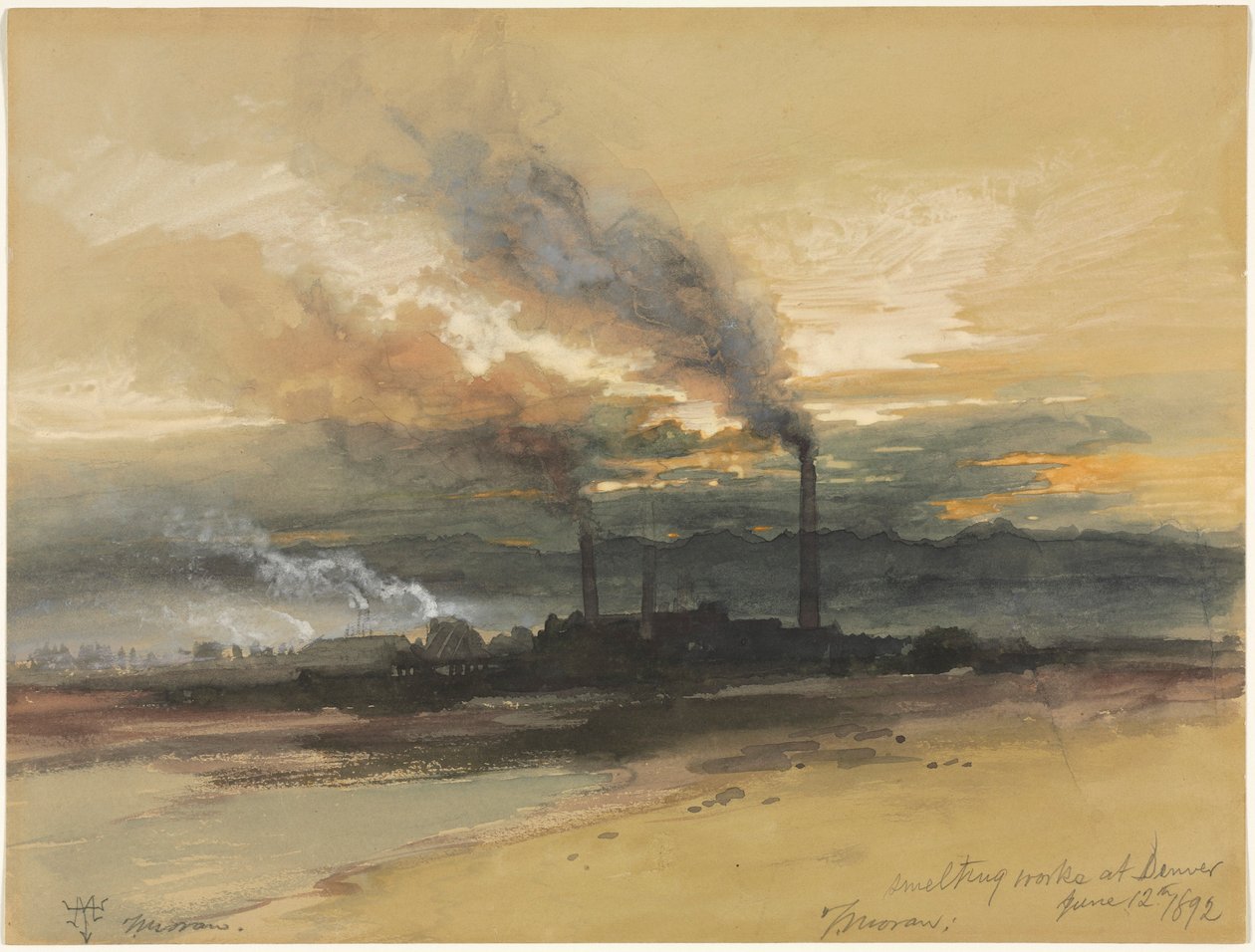 Denverin sulattamo tekijältä Thomas Moran