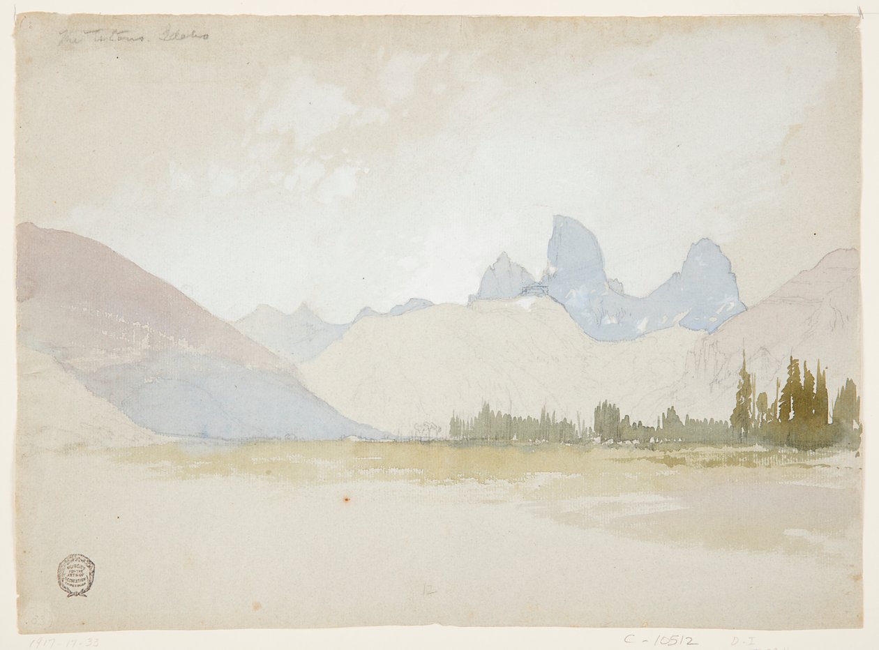 Tetons, Idaho tekijältä Thomas Moran