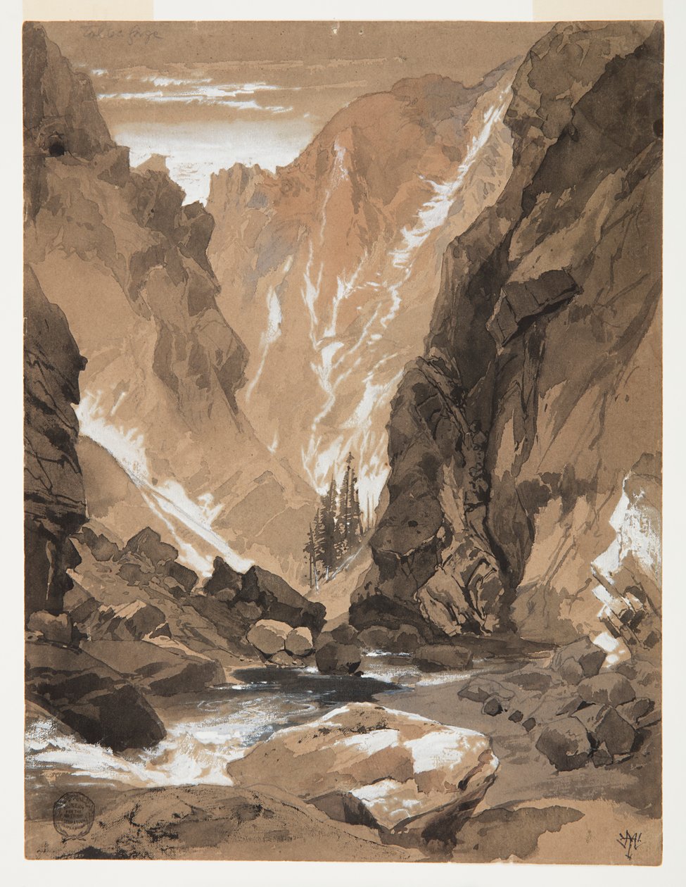 Toltec Gorge, Colorado tekijältä Thomas Moran