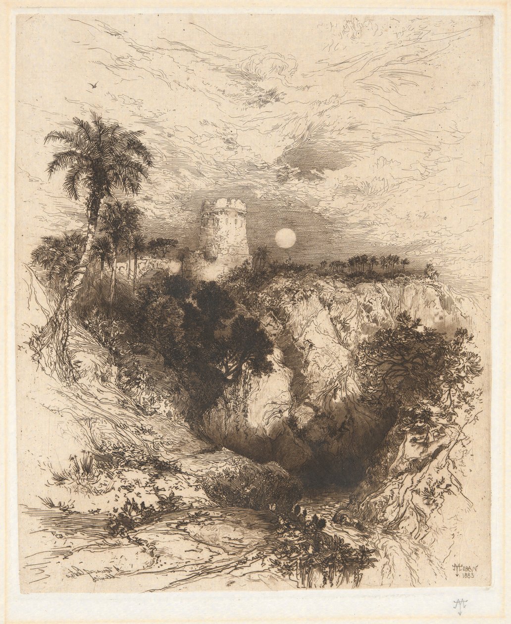 Cortezin torni, Meksiko tekijältä Thomas Moran