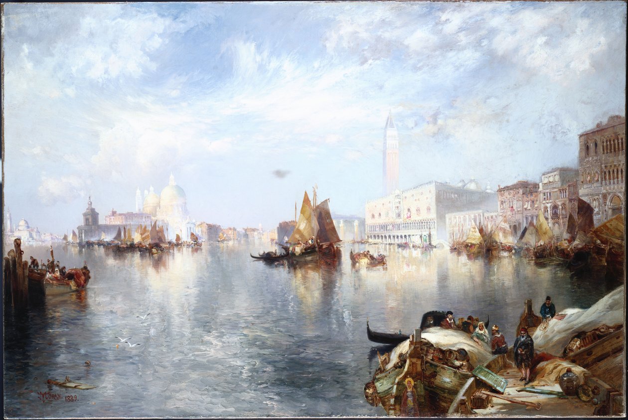 Venetian Grand Canal, 1889 tekijältä Thomas Moran