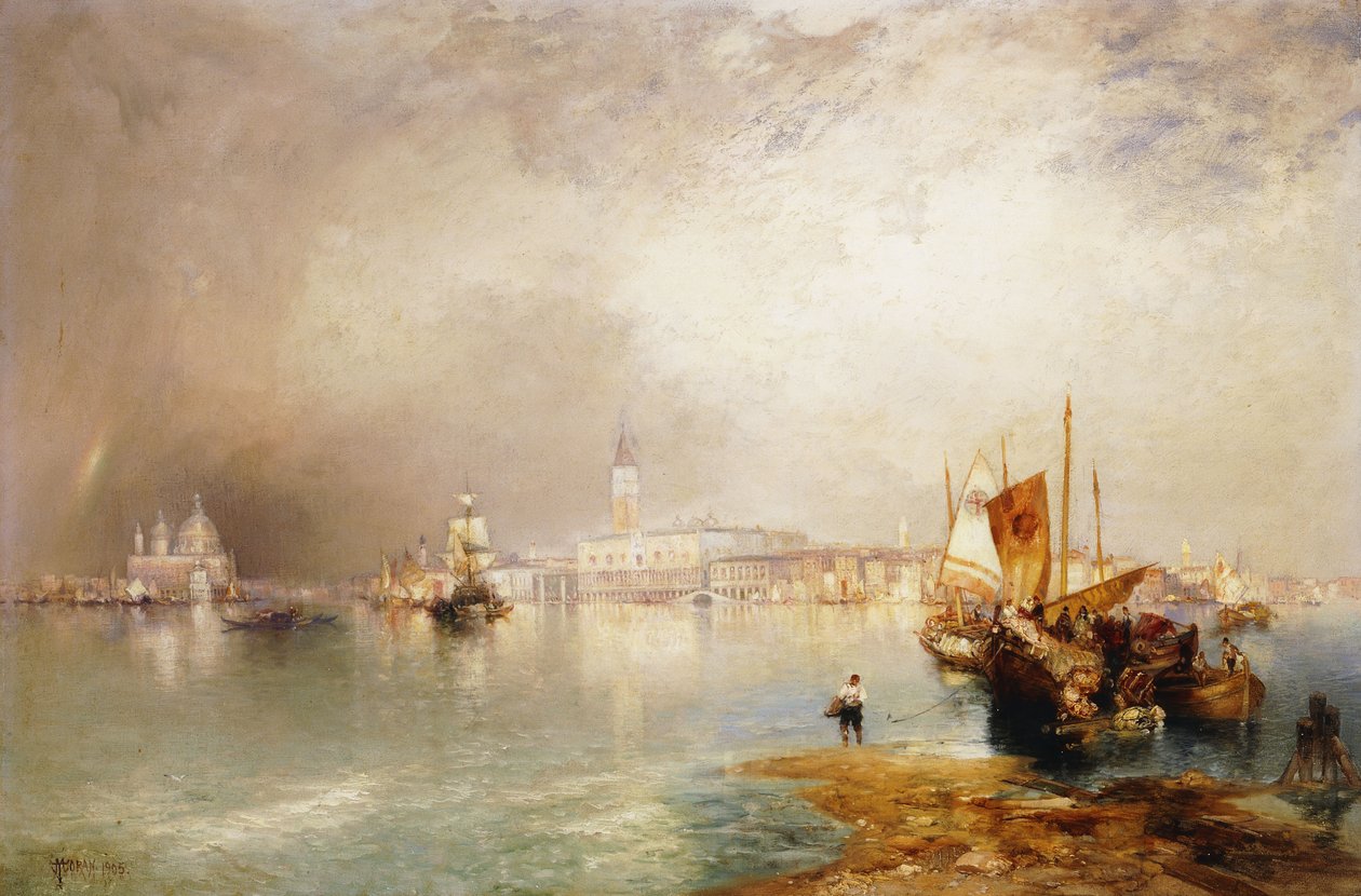 Venetsia, 1905 tekijältä Thomas Moran