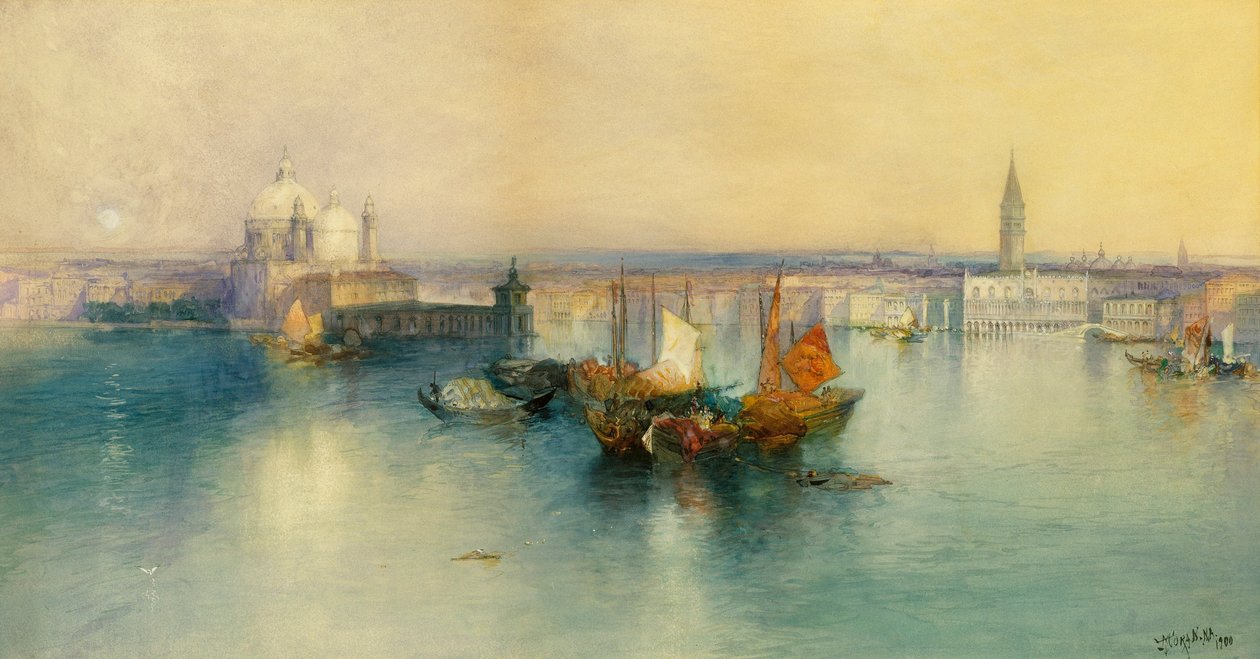 Venetsia San Giorgion tornista tekijältä Thomas Moran