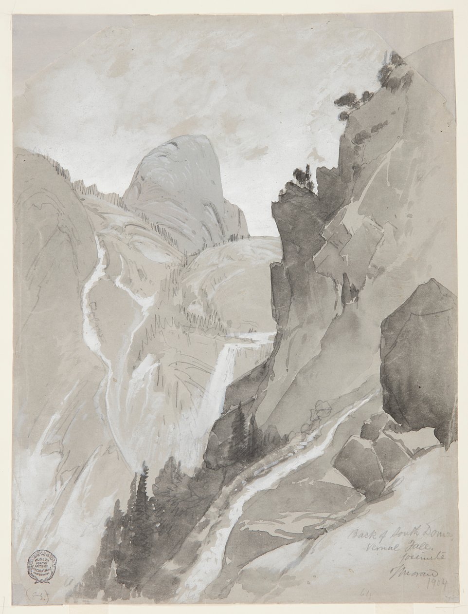 Kevätputoukset, Yosemite tekijältä Thomas Moran