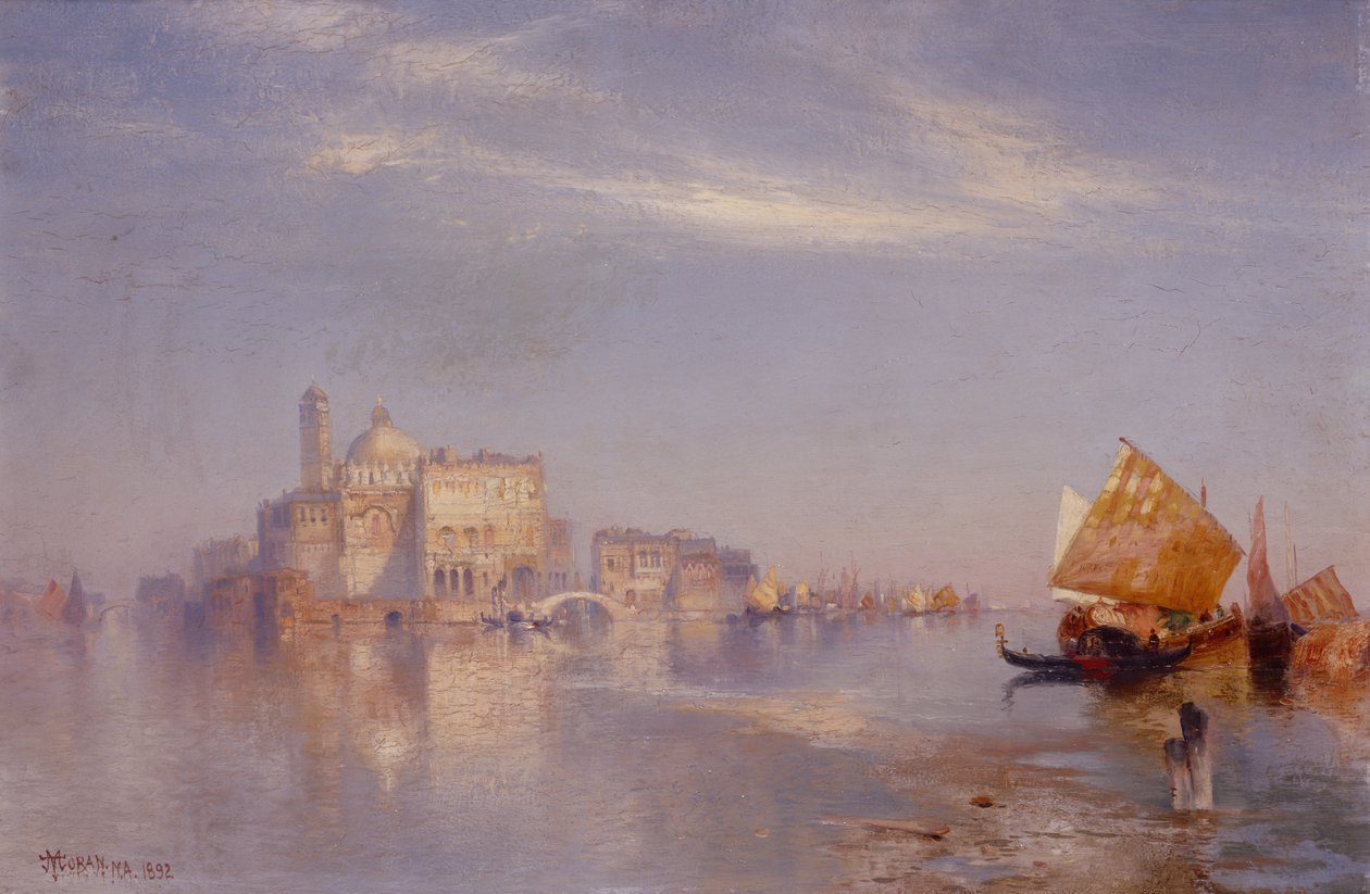 Näkymä Venetsiaan tekijältä Thomas Moran