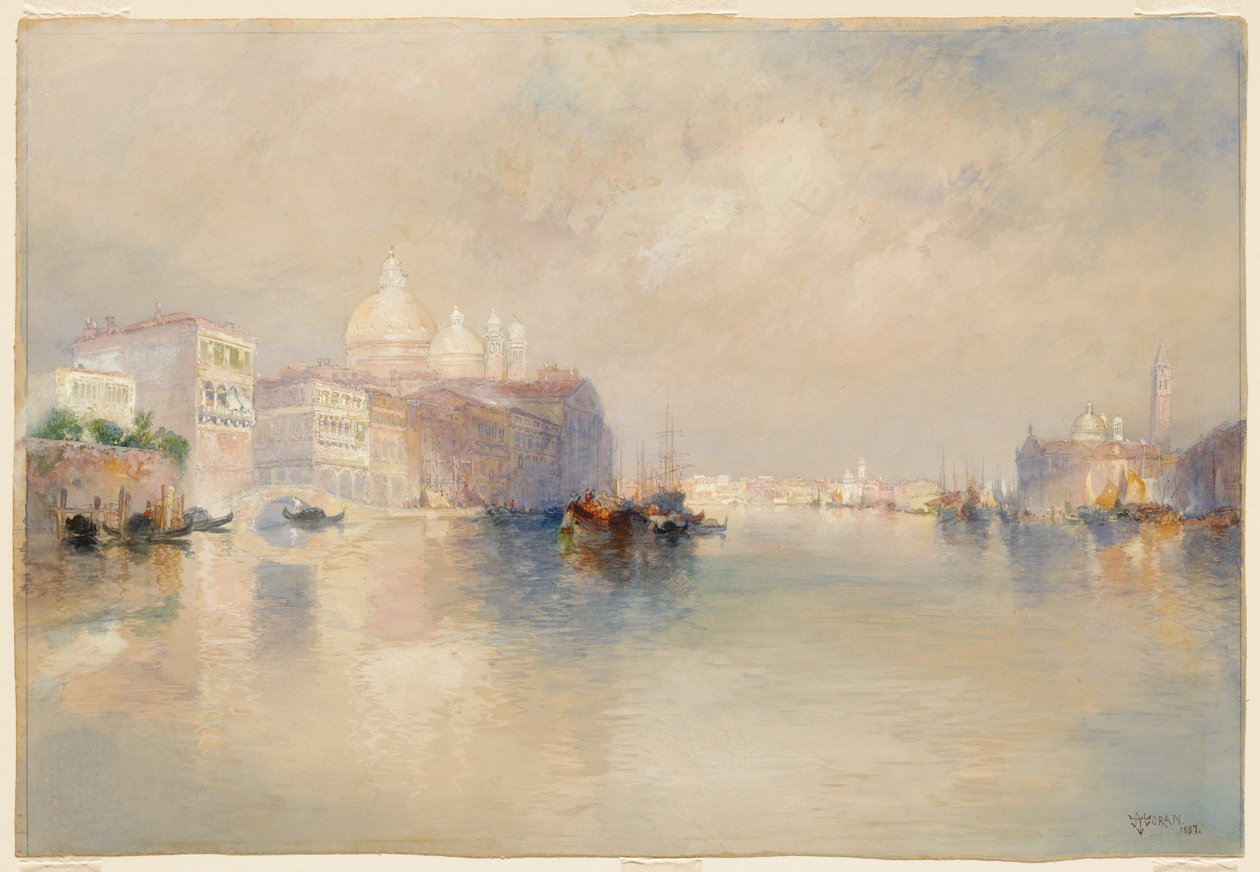 Näkymä Venetsiaan tekijältä Thomas Moran
