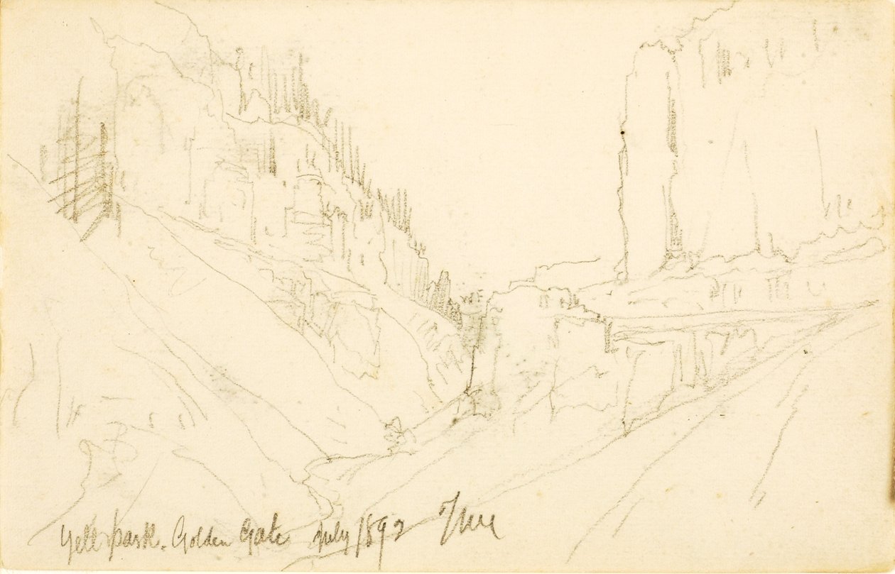 Yellowstone Park, Golden Gate tekijältä Thomas Moran