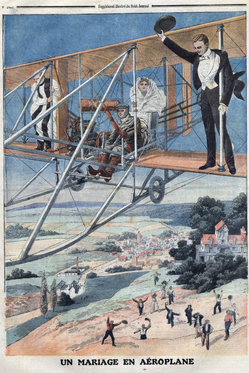 Häät lentokoneella tekijältä Thomas & Mortimer John Hamilton (1741-79) Jones