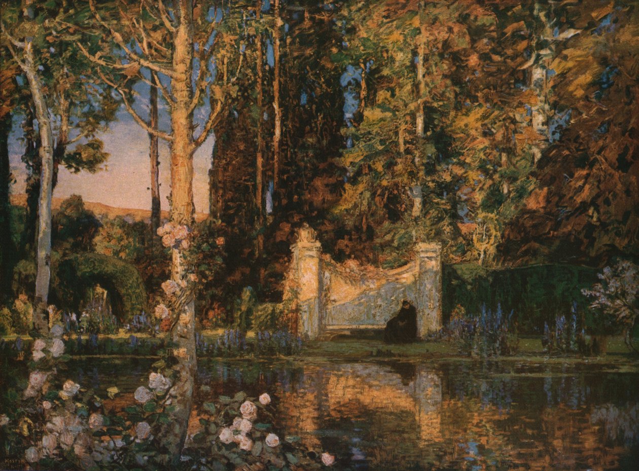 "Muistojen puutarha", 1916-1917, c1930. tekijältä Thomas Mostyn