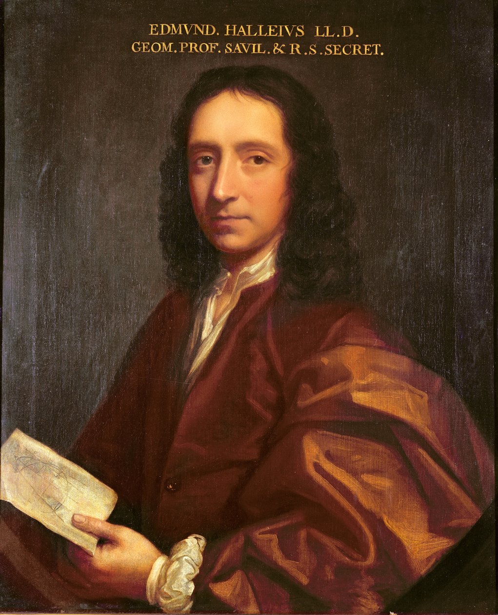 Edmond Halley muotokuva, n. 1687 tekijältä Thomas Murray