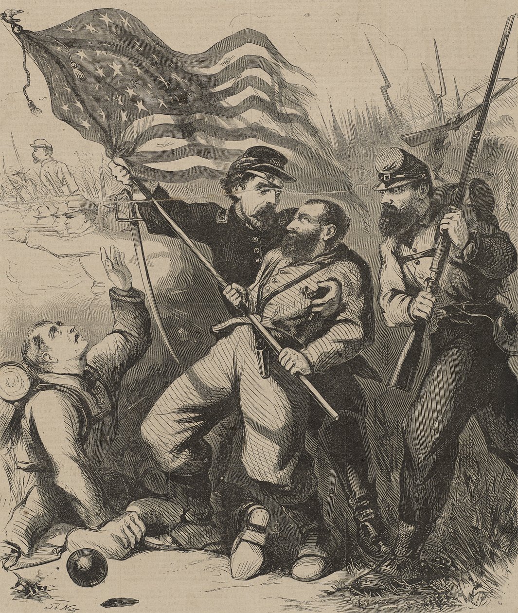 Tyylikäs värin kantaja tekijältä Thomas Nast