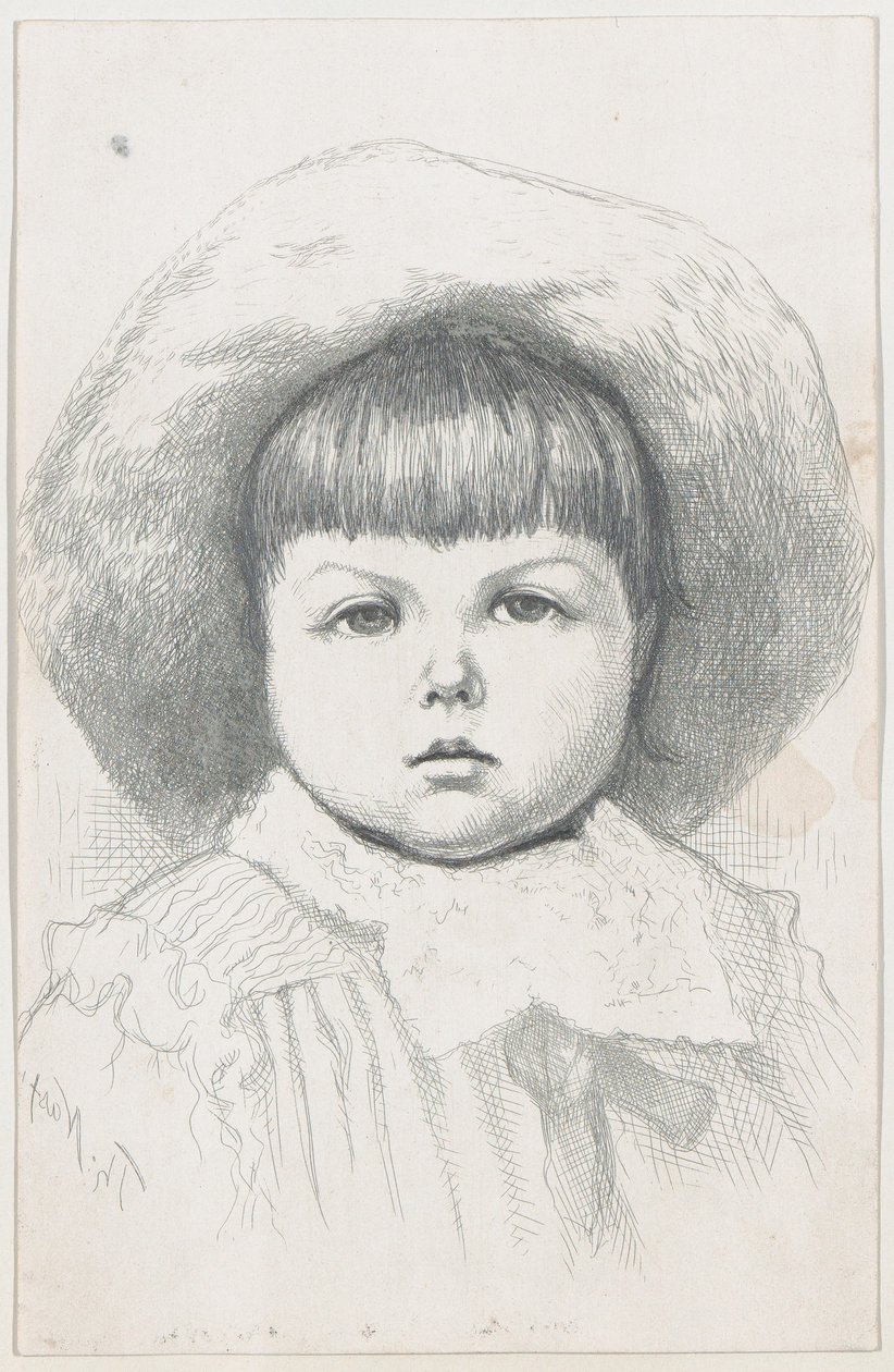 Lapsen muotokuva Cyril Nast, vuoden 1879 jälkeen, vuoden 1879 jälkeen. tekijältä Thomas Nast