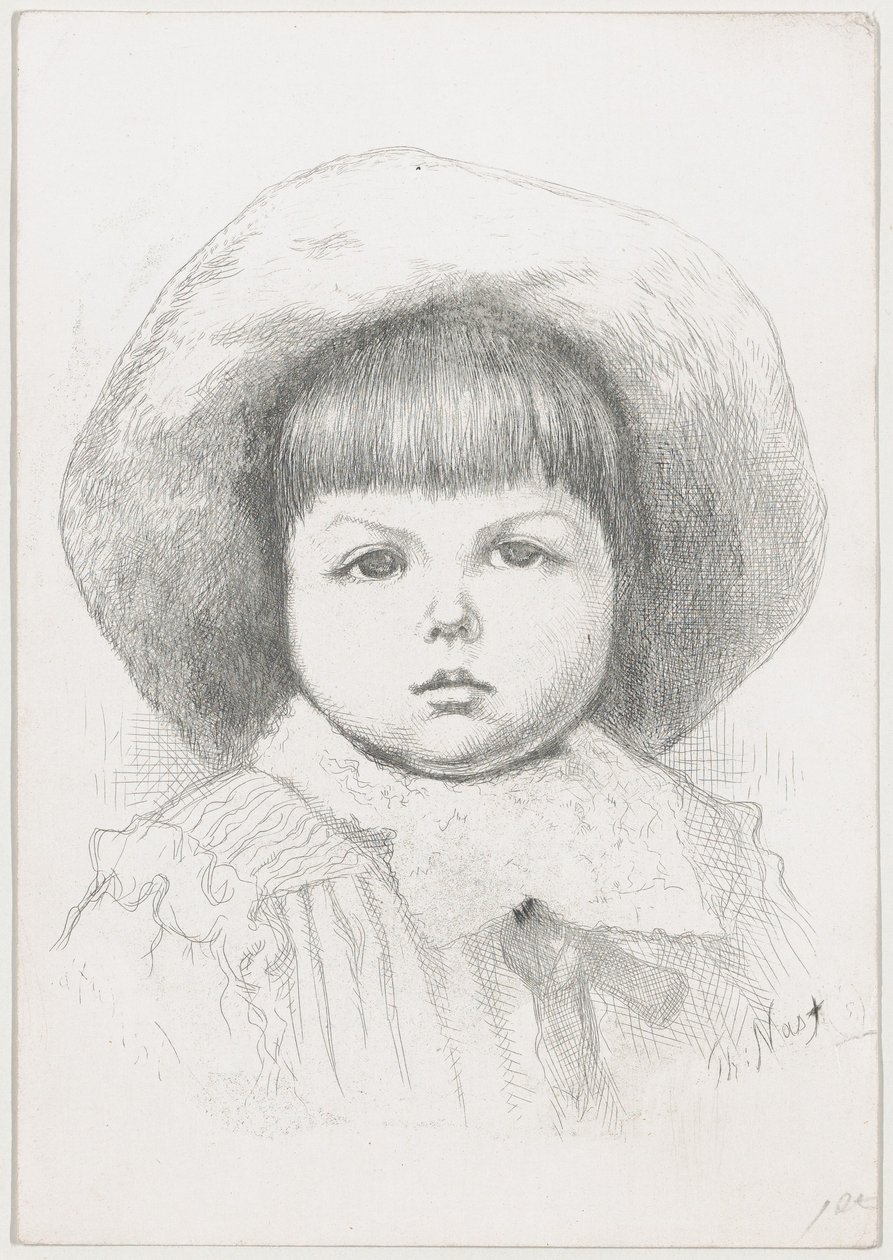 Lapsen muotokuva Cyril Nast, vuoden 1879 jälkeen, vuoden 1879 jälkeen. tekijältä Thomas Nast