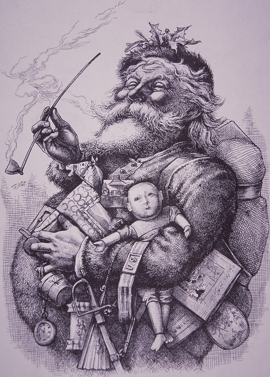 Joulupukki tekijältä Thomas Nast