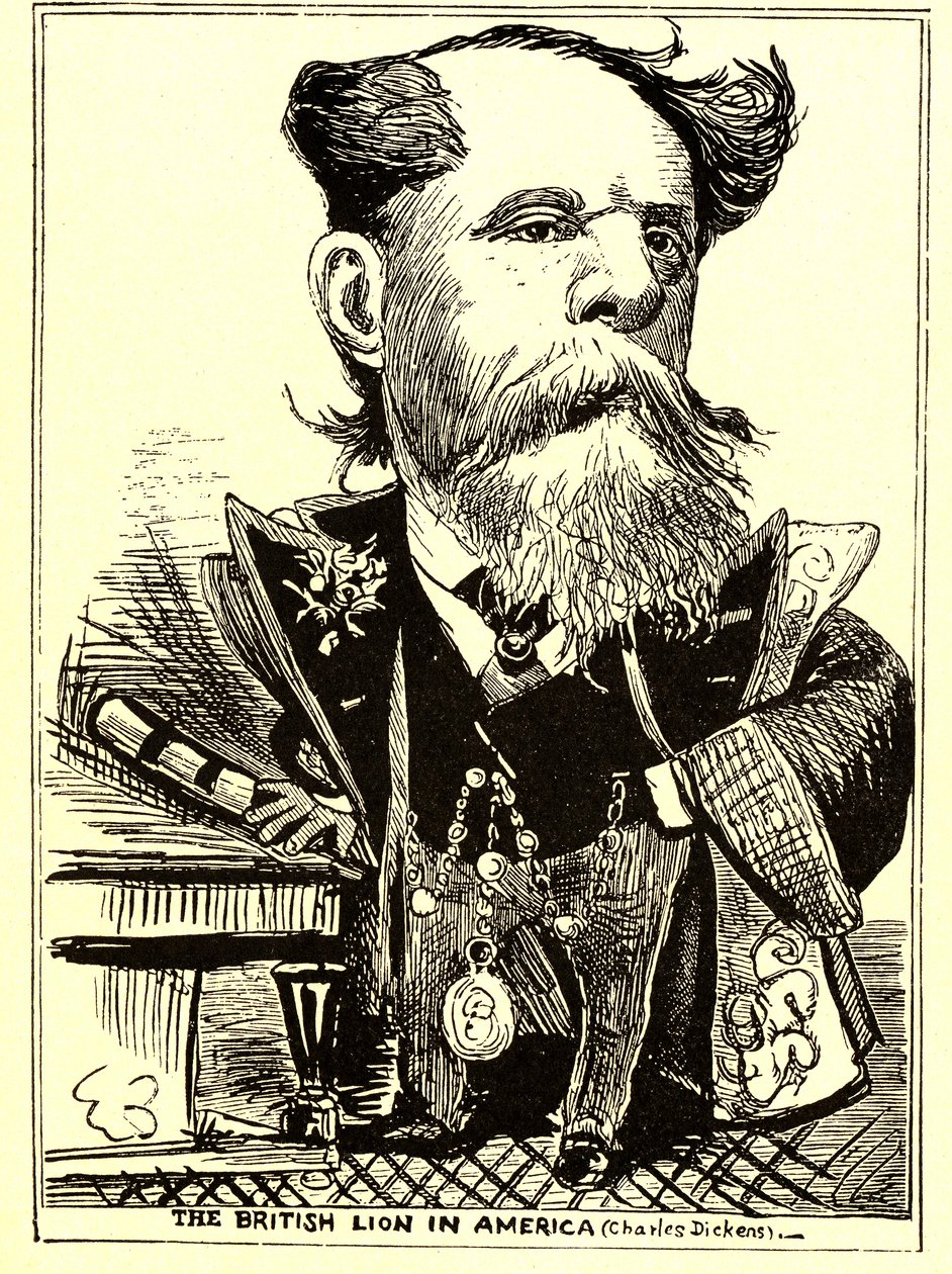 Brittiläinen leijona Amerikassa 1867-68 tekijältä Thomas Nast