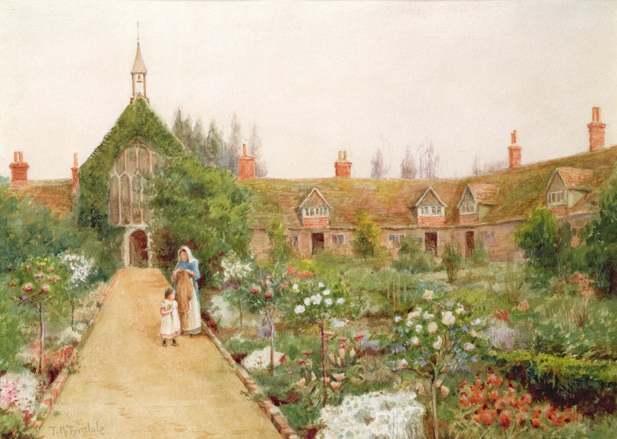 Maalaispuutarha Brayssa, Berkshiressä tekijältä Thomas Nicholson Tyndale
