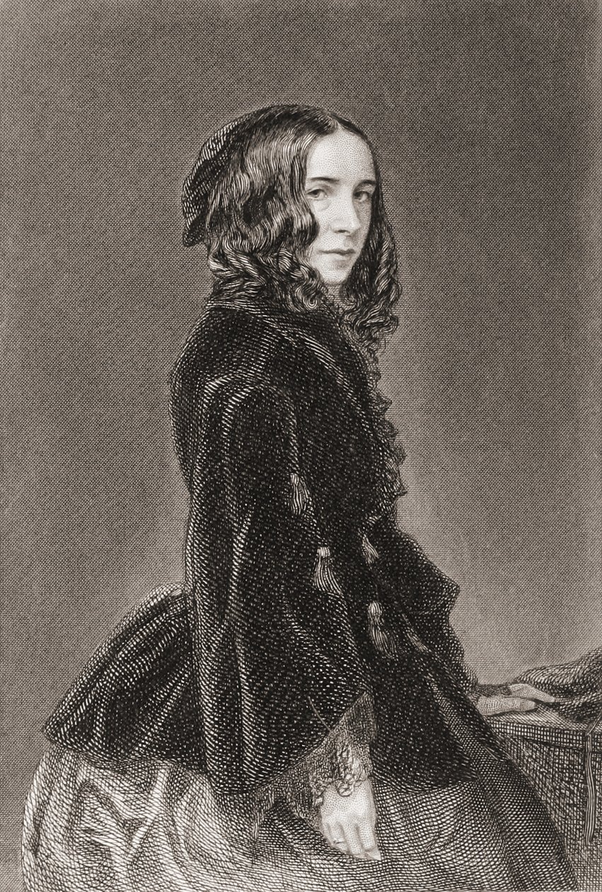 Elizabeth Barrett Browning, Runoudelliset teokset, osa I, kaiverrus. tekijältä Thomas Oldham Barlow