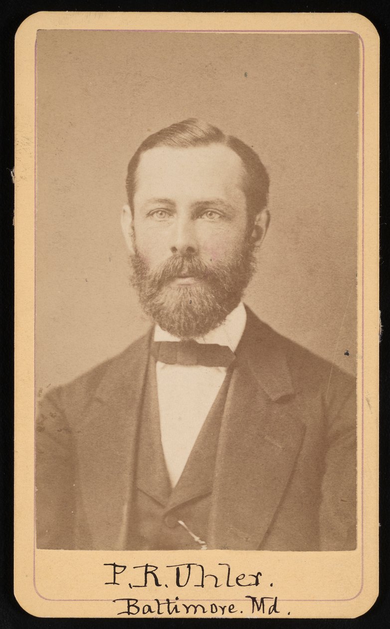 Philip Reese Uhlerin muotokuva 1835-1913, noin 1860-luku. tekijältä Thomas P Varley