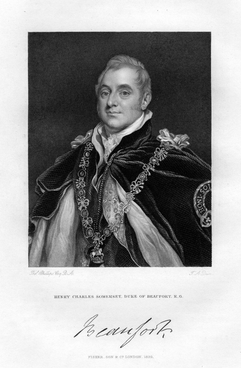 Henry Charles Somerset, Beaufortin herttua, 1829 tekijältä Thomas Phillips