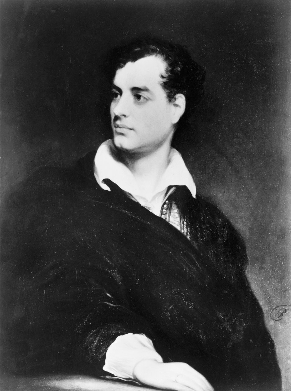 Lord Byron, poeta romàntic anglès, 1814 finlandès tekijältä Thomas Phillips