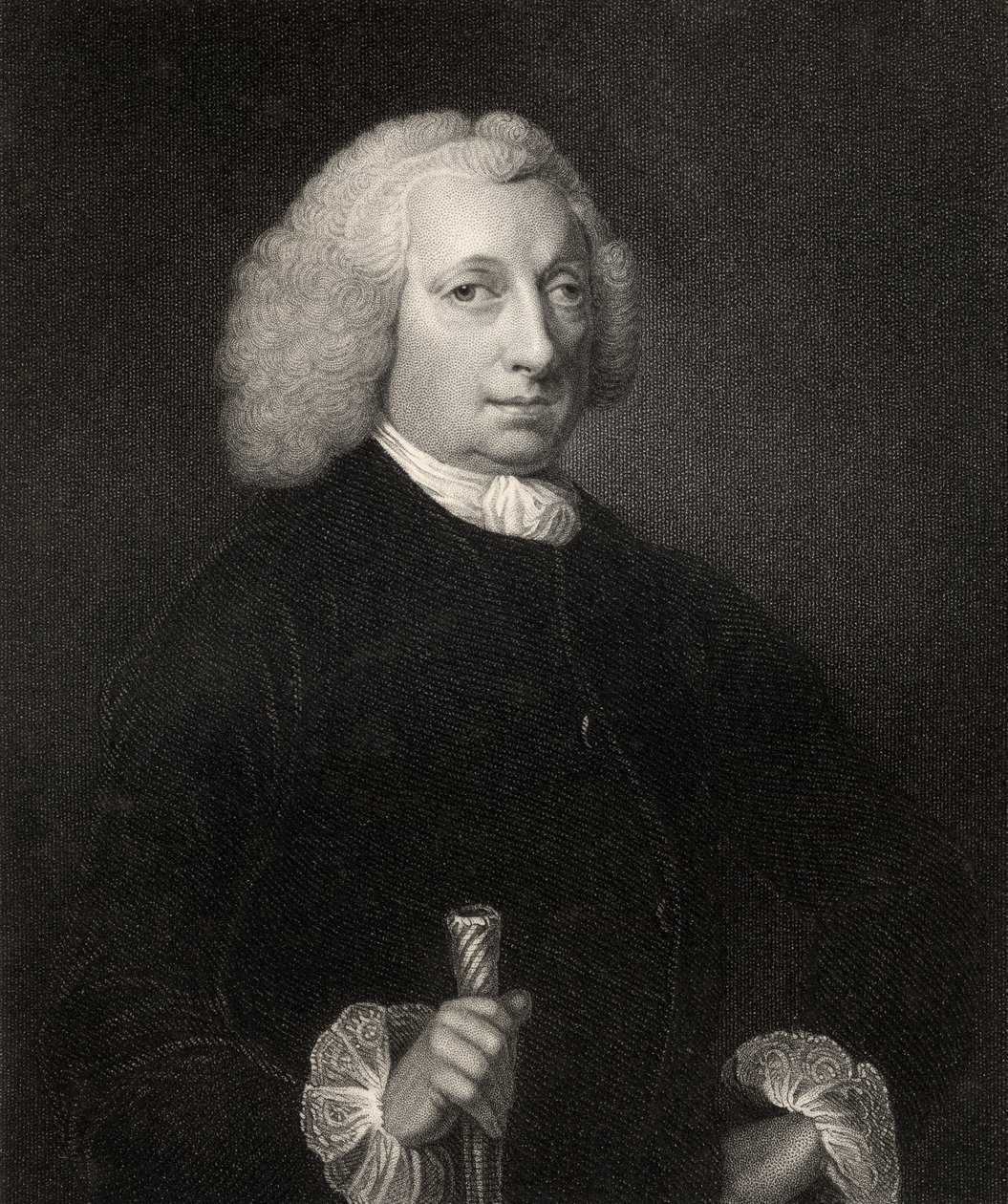 John Huxham, kaiverrettu J. Jenkins, "The National Portrait Gallery, Volume III", julkaistu noin 1820 tekijältä Thomas Rennell