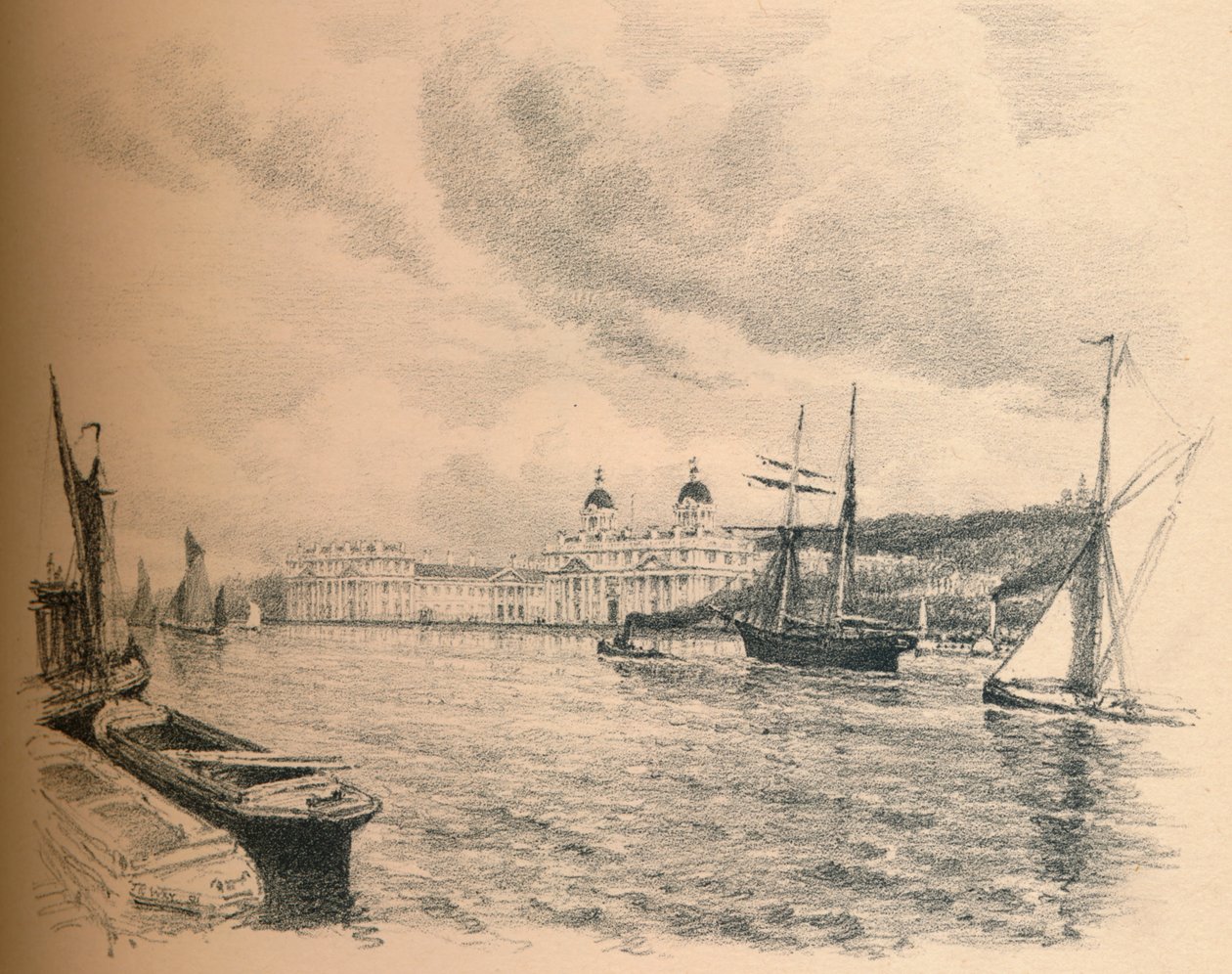 Greenwichin palatsi joelta, 1902 tekijältä Thomas Robert Way