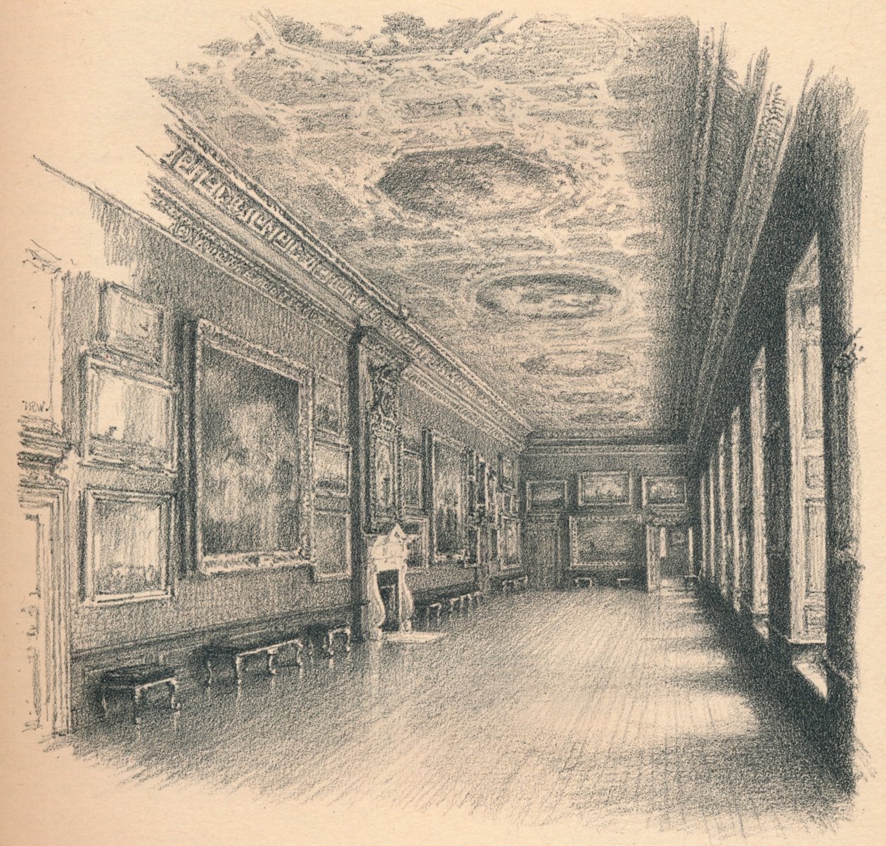 Kings Gallery, Kensingtonin palatsi, 1902 tekijältä Thomas Robert Way