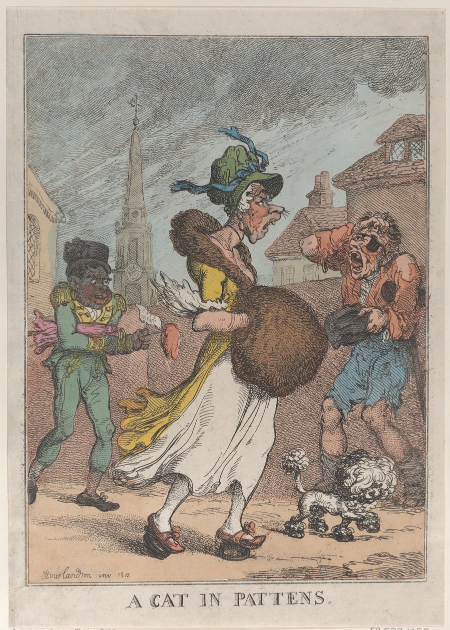 Kissa Pattensissa, 1812, 1812. tekijältä Thomas Rowlandson