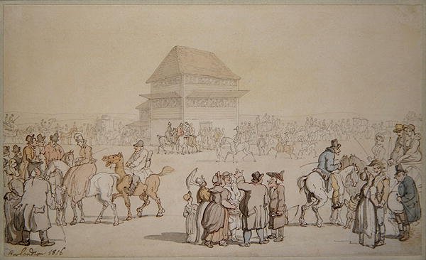 Täysin täynnä kisakokous tekijältä Thomas Rowlandson