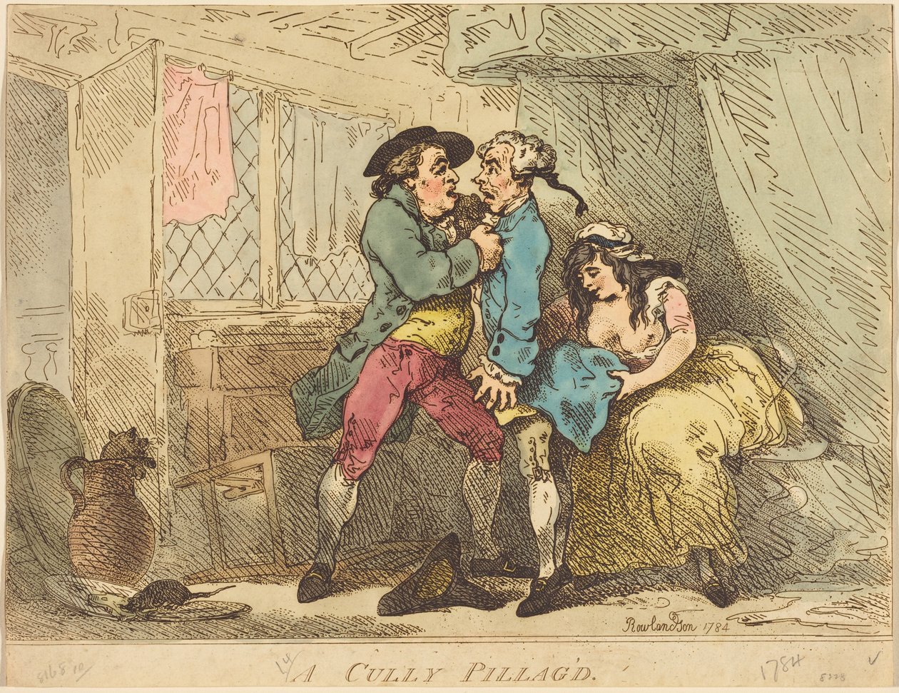 Cullyn ryöstö tekijältä Thomas Rowlandson