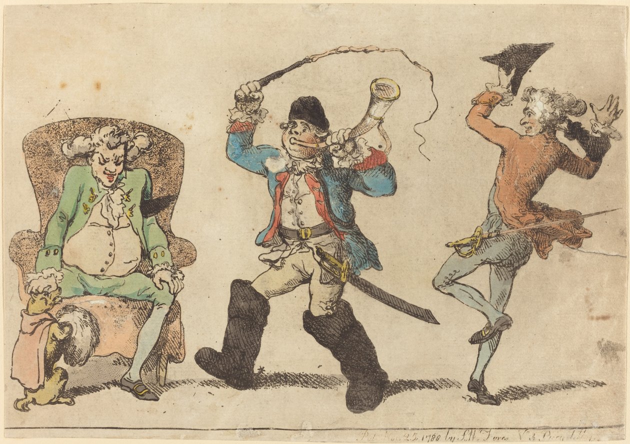 Ranskalainen marraskuussa tekijältä Thomas Rowlandson