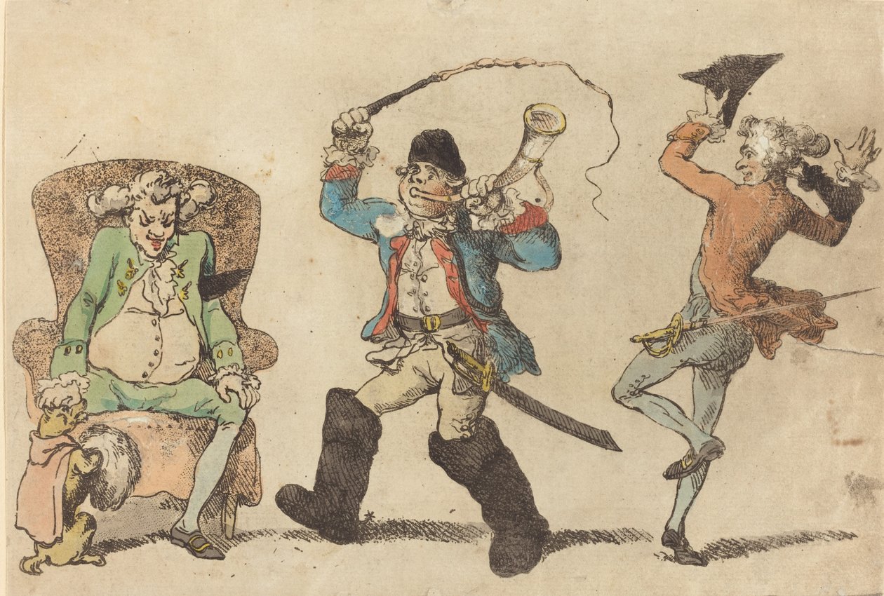 Ranskalainen marraskuussa 1788. tekijältä Thomas Rowlandson