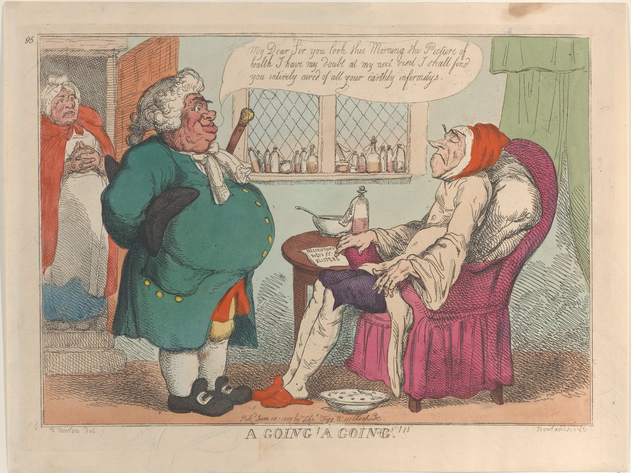 A Going! A Going!!!, 10. kesäkuuta 1809., 10. kesäkuuta 1809. tekijältä Thomas Rowlandson