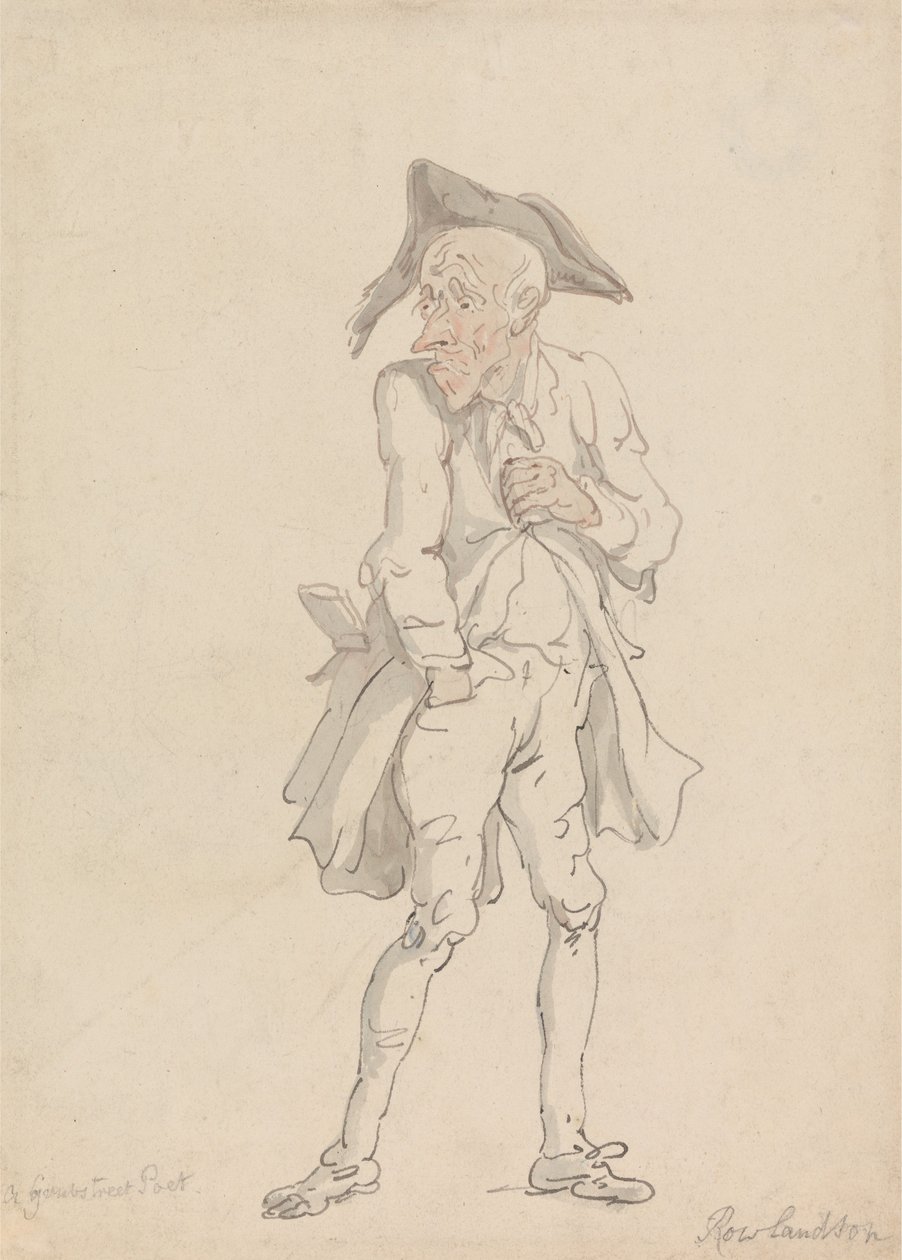 Grub Streetin runoilija tekijältä Thomas Rowlandson