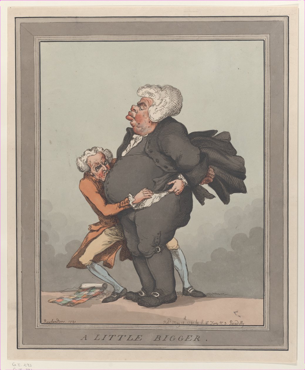 Vähän suurempi, 18. toukokuuta 1791., 18. toukokuuta 1791. tekijältä Thomas Rowlandson