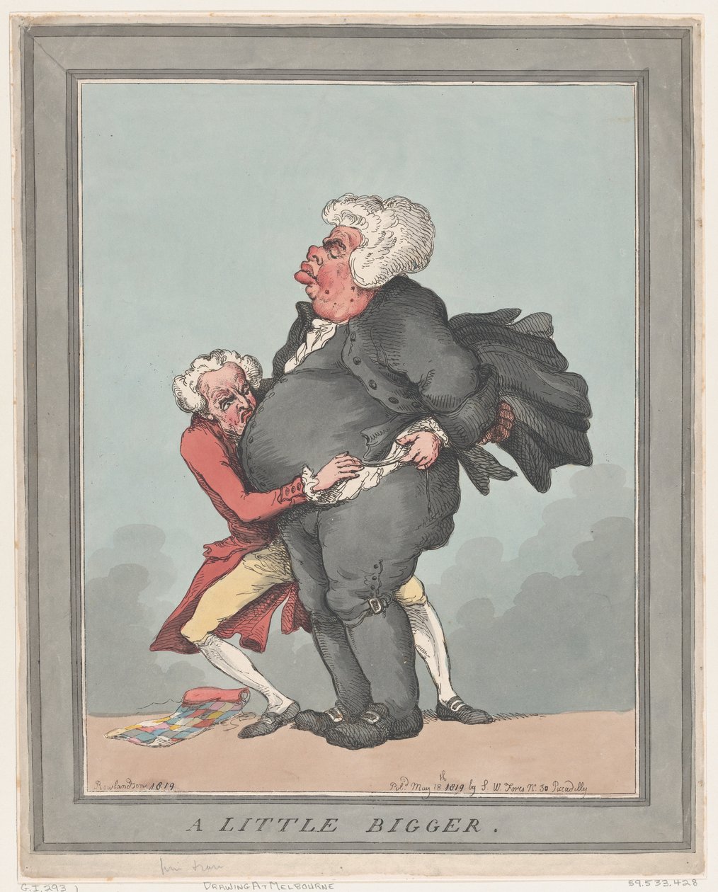 Vähän suurempi, 18. toukokuuta 1819., 18. toukokuuta 1819. tekijältä Thomas Rowlandson