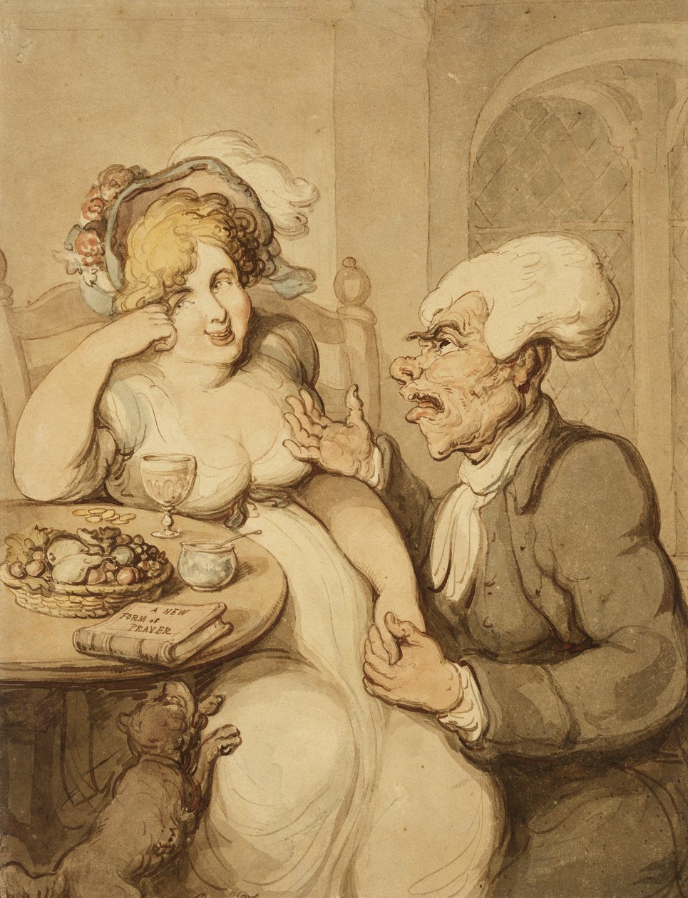 Uusi rukouksen muoto, tekijältä Thomas Rowlandson