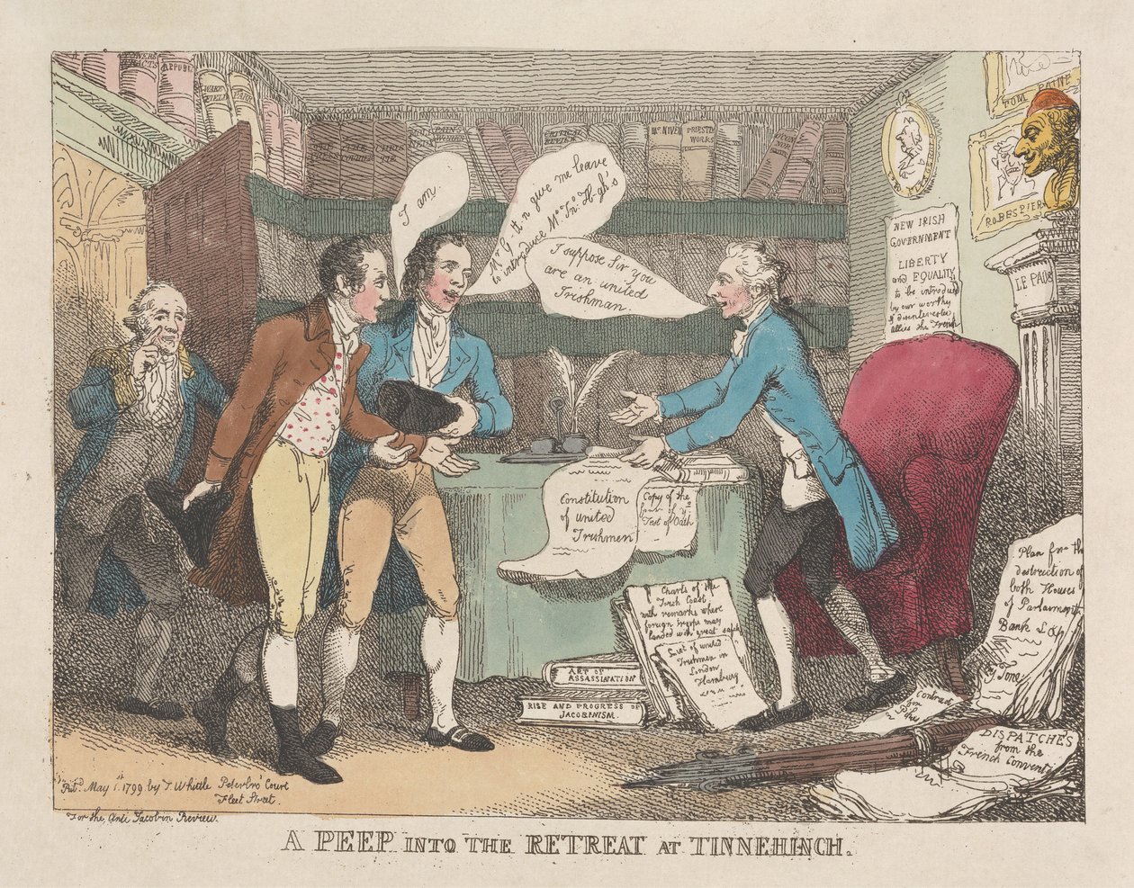 Kurkistus Tinnehinchin retriittiin tekijältä Thomas Rowlandson
