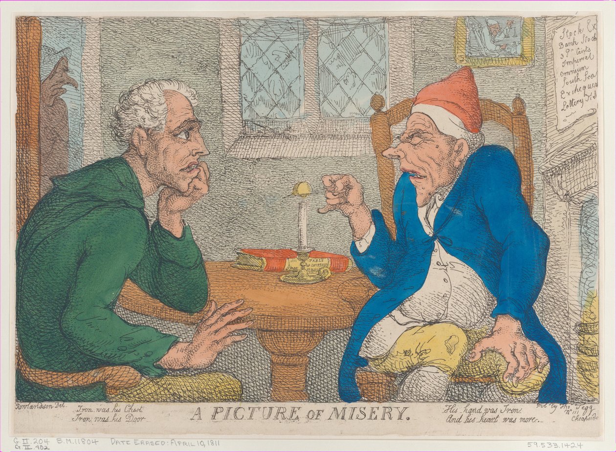 Kuva kurjuudesta, 10. huhtikuuta 1811., 10. huhtikuuta 1811. tekijältä Thomas Rowlandson