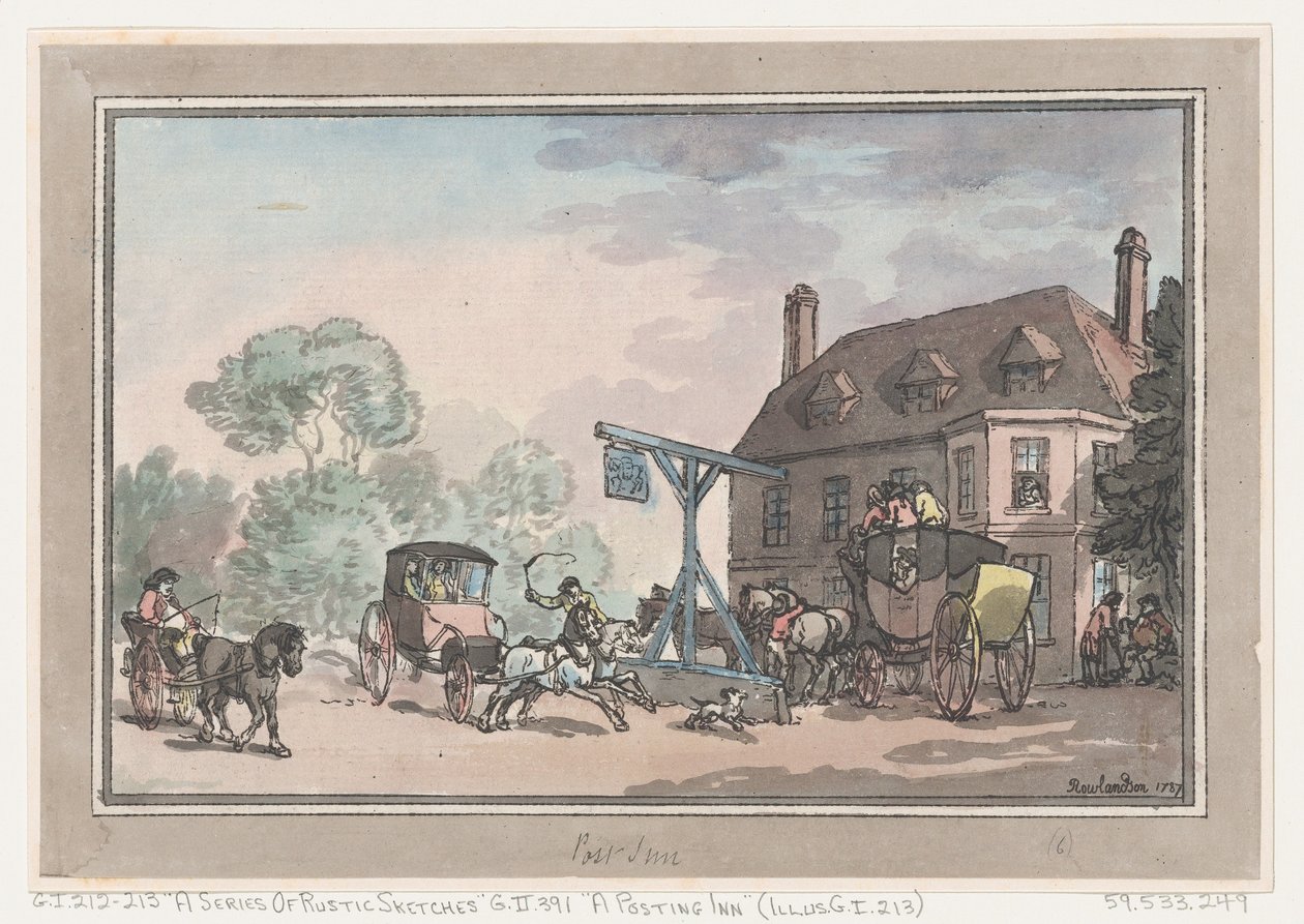 A Posting Inn tekijältä Thomas Rowlandson
