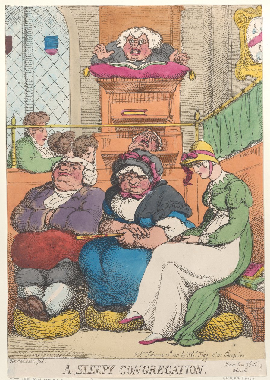 Uninen seurakunta, 12. helmikuuta 1811, 12. helmikuuta 1811. tekijältä Thomas Rowlandson