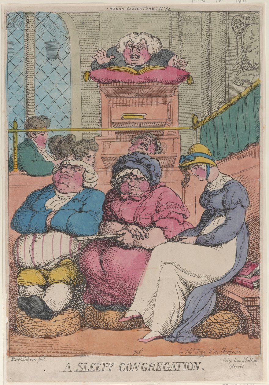 Uninen seurakunta, 12. helmikuuta 1811, 12. helmikuuta 1811. tekijältä Thomas Rowlandson