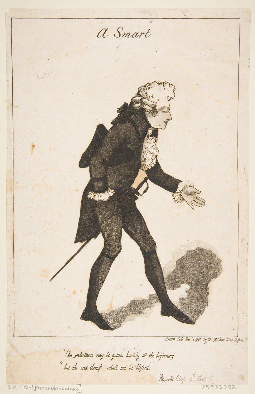 A Smart, 1. joulukuuta 1790. tekijältä Thomas Rowlandson