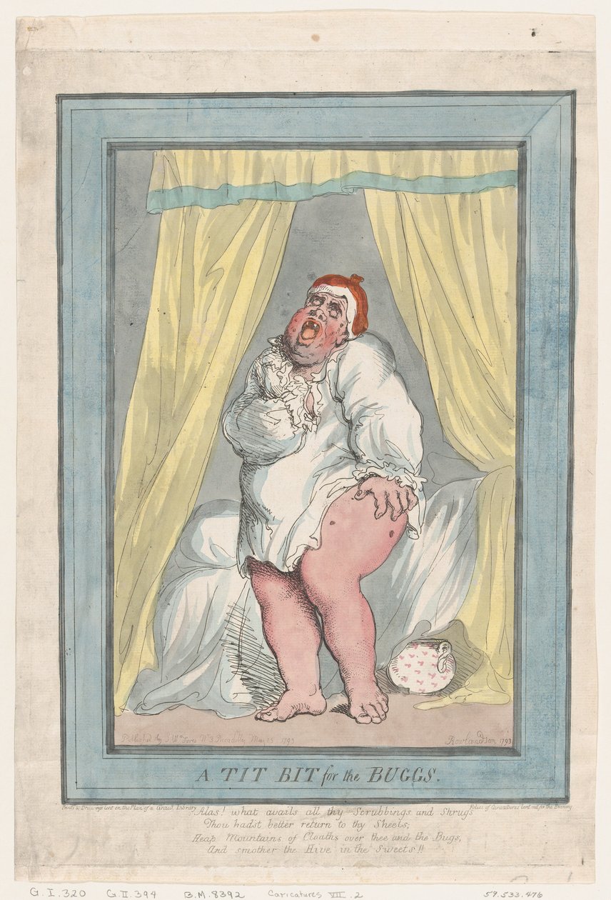 Tit bit for the Bugs, 25. toukokuuta 1793., 25. toukokuuta 1793. tekijältä Thomas Rowlandson