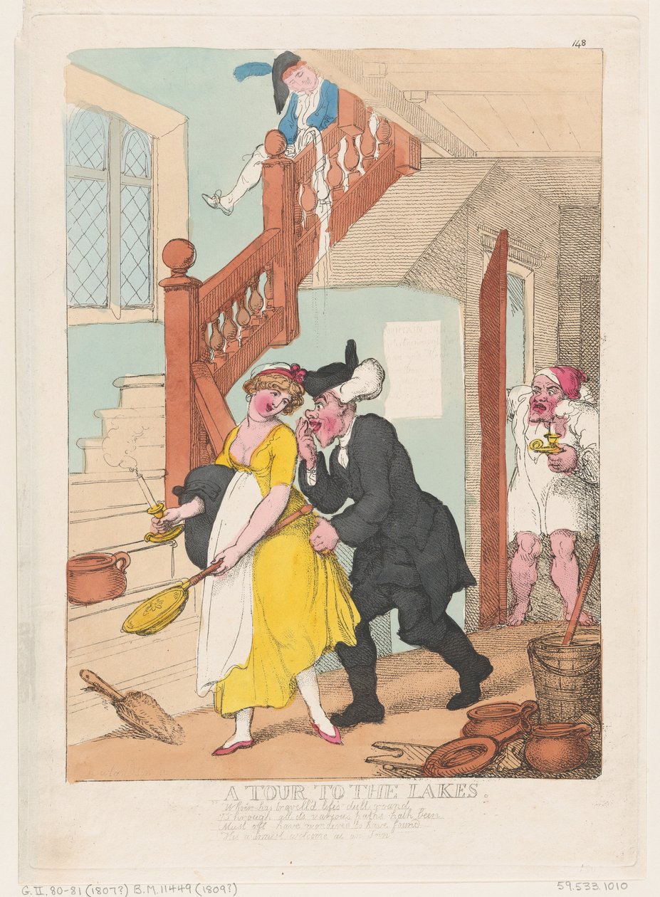 Kiertue järville, lokakuu 1807, lokakuu 1807. tekijältä Thomas Rowlandson